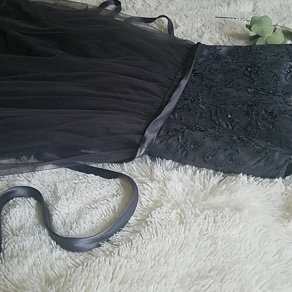 Grey Sequined Prom/ Wedding/ Bridesmaid Dress